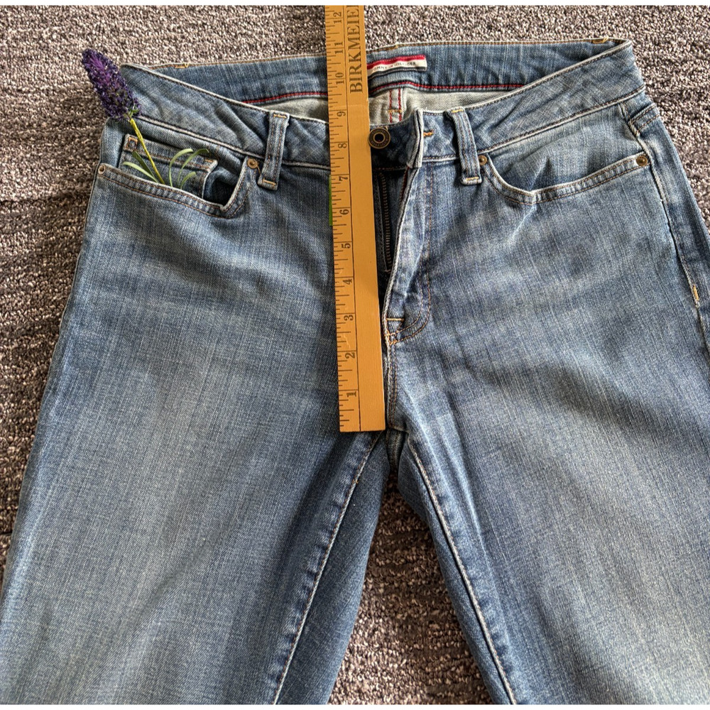 VTG Tommy Hilfiger Jeans Women's 6R (29x30) Blue Boyfriend Fit Y2K Bootcut Denim - Picture 4 of 16